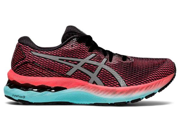 Asics Hardloopschoenen Dames, LITE-SHOW Zwart/Zilver - Asics Sneakers Hoog | B1208479-RM